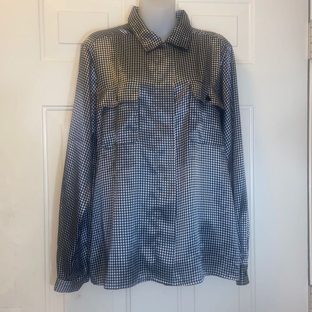 Vintage Yves St Clair Women Pot Blouse Plus Size 16